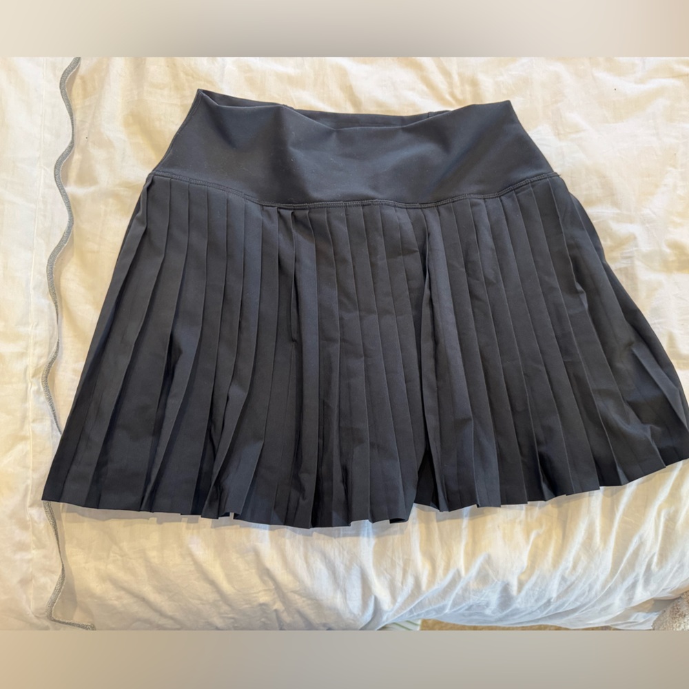 Abercrombie & Fitch Black Pleated Tennis Skort